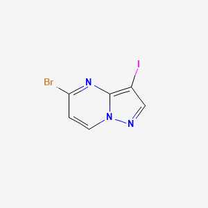 5-Bromo-3-iodopyrazolo[1,5-a]pyrimidine chemical structure (CAS 2230052-64-7)