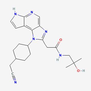 Lorpucitinib chemical structure (CAS 2230282-02-5)