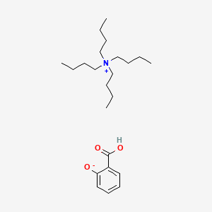 Tetrabutylammonium 2-hydroxybenzoate chemical structure (CAS 22307-72-8)