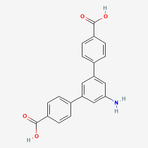 5'-Amino-[1,1':3',1''-terphenyl]-4,4''-dicarboxylic acid chemical structure (CAS 2230912-22-6)