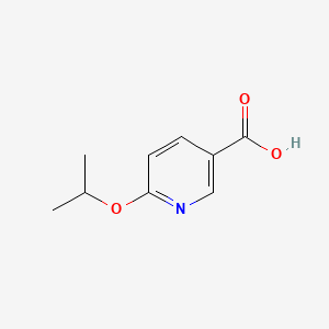 6-Isopropoxynicotinic acid chemical structure (CAS 223127-05-7)