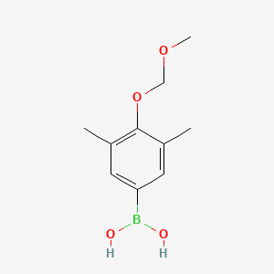 (4-(Methoxymethoxy)-3,5-dimethylphenyl)boronic acid chemical structure (CAS 223128-32-3)
