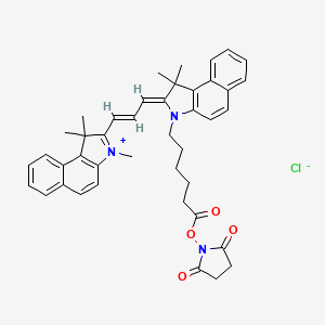 Cyanine 3.5 chloride chemical structure (CAS 2231670-86-1)