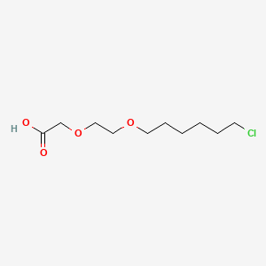 2-(2-((6-Chlorohexyl)oxy)ethoxy)acetic acid chemical structure (CAS 2231744-57-1)