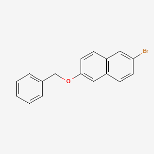 2-(Benzyloxy)-6-bromonaphthalene chemical structure (CAS 2234-45-9)