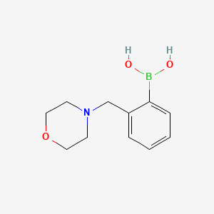 (2-(Morpholinomethyl)phenyl)boronic acid chemical structure (CAS 223433-45-2)