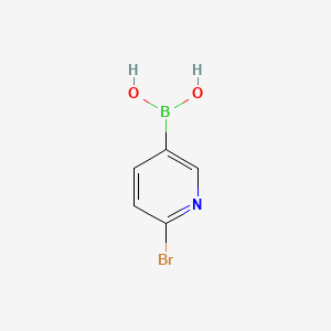 (6-Bromopyridin-3-yl)boronic acid chemical structure (CAS 223463-14-7)