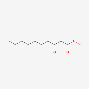 Methyl 3-oxodecanoate chemical structure (CAS 22348-96-5)