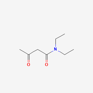 N,N-Diethylacetoacetamide chemical structure (CAS 2235-46-3)