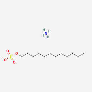 Ammonium dodecyl sulfate chemical structure (CAS 2235-54-3)
