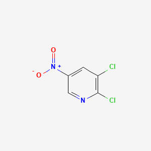 2,3-Dichloro-5-nitropyridine chemical structure (CAS 22353-40-8)