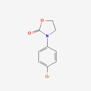 3-(4-Bromophenyl)oxazolidin-2-one chemical structure (CAS 223555-95-1)