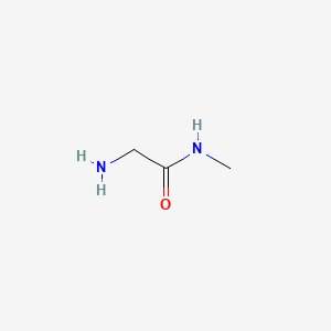 2-Amino-N-methylacetamide chemical structure (CAS 22356-89-4)