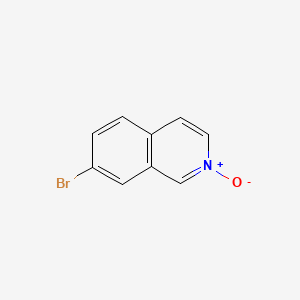 7-Bromoisoquinoline 2-oxide chemical structure (CAS 223671-18-9)