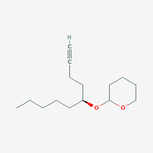 2-((S)-Dec-1-yn-5-yloxy)tetrahydro-2H-pyran chemical structure (CAS 223734-62-1)