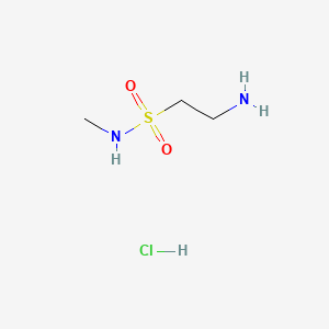 2-Amino-N-methylethanesulfonamide hydrochloride chemical structure (CAS 223757-01-5)