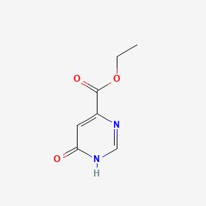 Ethyl 6-oxo-3,6-dihydropyrimidine-4-carboxylate chemical structure (CAS 223788-14-5)