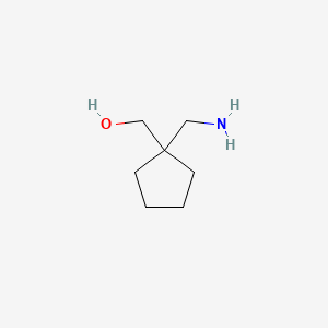 (1-(Aminomethyl)cyclopentyl)methanol chemical structure (CAS 2239-31-8)