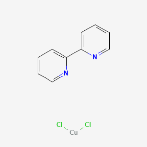 (2,2'-Bipyridyl)dichlorocopper(II) chemical structure (CAS 22393-36-8)