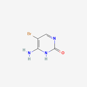 4-Amino-5-bromopyrimidin-2(1H)-one chemical structure (CAS 2240-25-7)