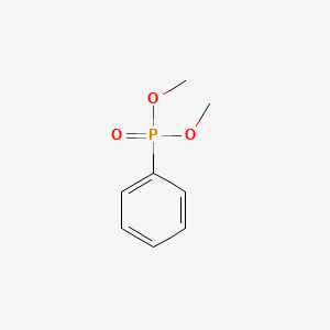 Dimethyl phenylphosphonate chemical structure (CAS 2240-41-7)