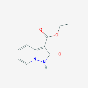 Ethyl 2-oxo-1,2-dihydropyrazolo[1,5-a]pyridine-3-carboxylate chemical structure (CAS 2241015-31-4)