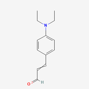 4-(Diethylamino)cinnamaldehyde chemical structure (CAS 22411-59-2)