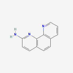 1,10-Phenanthrolin-2-amine chemical structure (CAS 22426-18-2)
