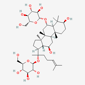 Ginsenoside Rg1 chemical structure (CAS 22427-39-0)