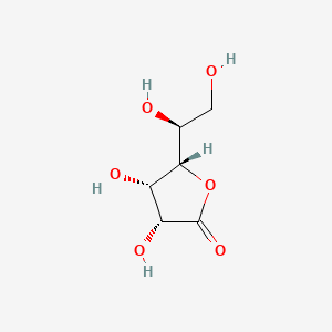 (3R,4S,5S)-5-((S)-1,2-Dihydroxyethyl)-3,4-dihydroxydihydrofuran-2(3H)-one chemical structure (CAS 22430-23-5)