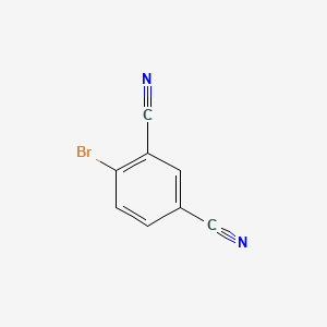 4-Bromoisophthalonitrile chemical structure (CAS 22433-89-2)