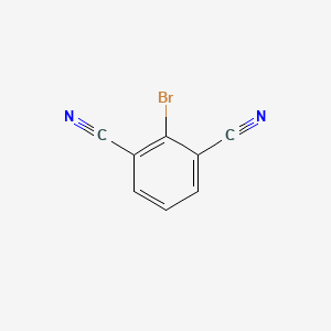 2-Bromoisophthalonitrile chemical structure (CAS 22433-90-5)