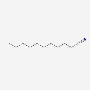 Undecanenitrile chemical structure (CAS 2244-07-7)
