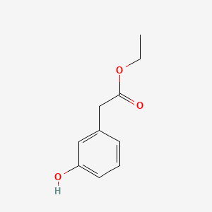 Ethyl 2-(3-hydroxyphenyl)acetate chemical structure (CAS 22446-38-4)