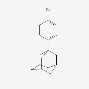 1-(4-Bromophenyl)adamantane chemical structure (CAS 2245-43-4)