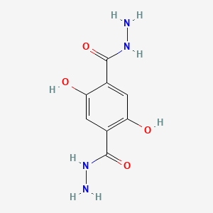 2,5-Dihydroxyterephthalohydrazide chemical structure (CAS 2245708-24-9)