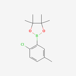 2-(2-Chloro-5-methylphenyl)-4,4,5,5-tetramethyl-1,3,2-dioxaborolane chemical structure (CAS 2246825-67-0)