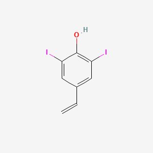 2,6-Diiodo-4-vinylphenol chemical structure (CAS 2247987-33-1)