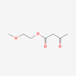 2-Methoxyethyl 3-oxobutanoate chemical structure (CAS 22502-03-0)