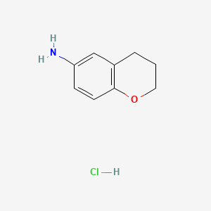 Chroman-6-amine hydrochloride chemical structure (CAS 2250243-12-8)