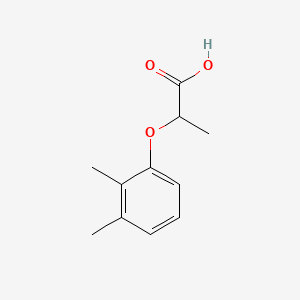 2-(2,3-Dimethylphenoxy)propanoic acid chemical structure (CAS 22504-84-3)