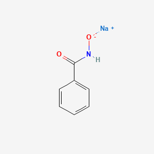 Benzohydroxamicacidsodiumsalt chemical structure (CAS 22513-32-2)