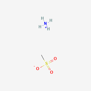 Ammonium methanesulfonate chemical structure (CAS 22515-76-0)
