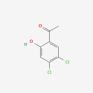 1-(4,5-Dichloro-2-hydroxyphenyl)ethanone chemical structure (CAS 22526-30-3)