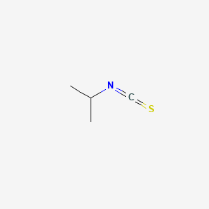 Isopropylisothiocyanate chemical structure (CAS 2253-73-8)