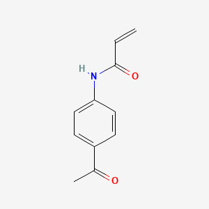 N-(4-Acetylphenyl)acrylamide chemical structure (CAS 22535-53-1)