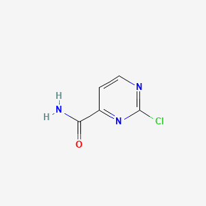 2-Chloropyrimidine-4-carboxamide chemical structure (CAS 22536-66-9)