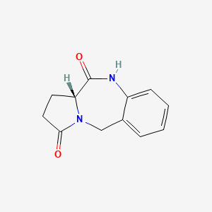 (R)-1,5,10,11a-Tetrahydro-3H-benzo[e]pyrrolo[1,2-a][1,4]diazepine-3,11(2H)-dione chemical structure (CAS 2254419-02-6)