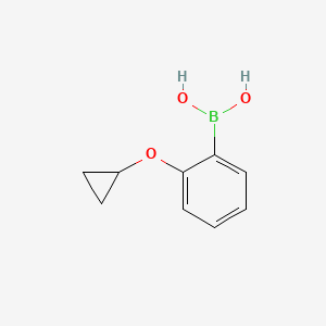 (2-Cyclopropoxyphenyl)boronic acid chemical structure (CAS 225517-86-2)