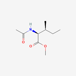 Ac-Ile-OMe chemical structure (CAS 2256-76-0)